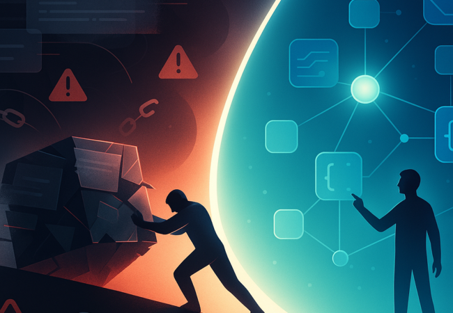 featured-539-1771181676231 不會寫程式也能開發SaaS?行銷人血淚實測:OpenAI 20次失敗後,Replit語意開發的逆轉勝公式