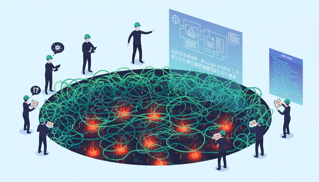 逃離技術債地獄：用 Google AI Editor 三天將五千行單體程式碼重構為五百行模組