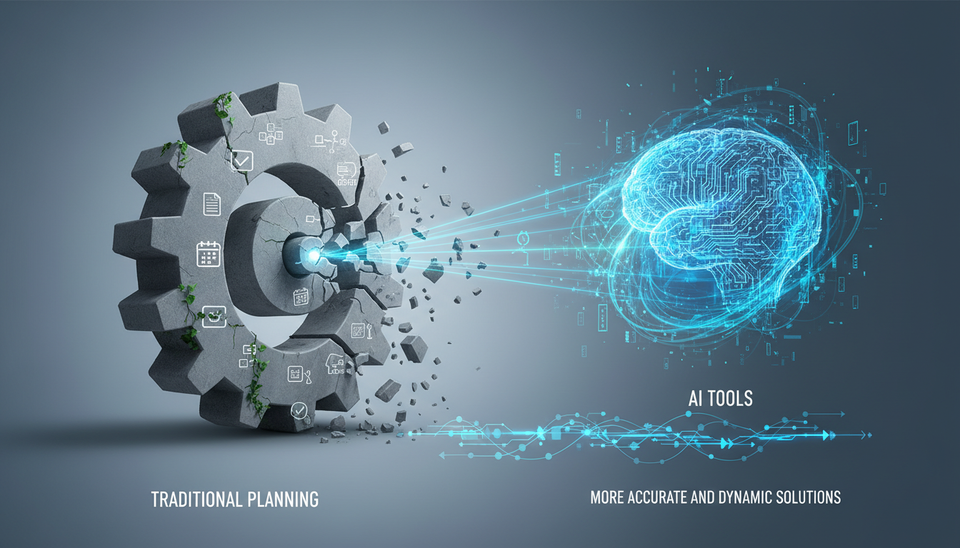 AI工具的崛起:需求導向如何重塑傳統規劃 18 AI工具挑戰傳統規劃模式,提高效率