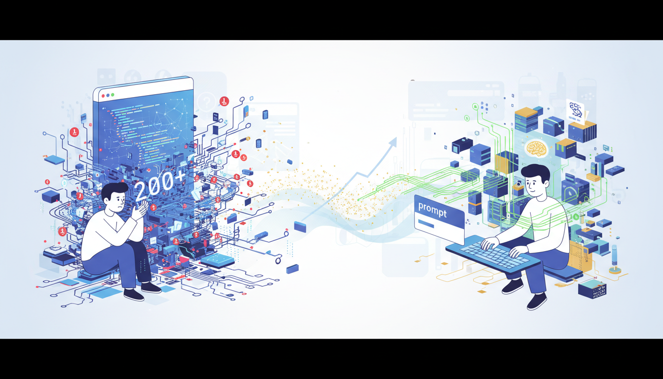 告別技術債!實戰 Google AI編輯器:3天重構萬行程式碼的極限開發指南 14 Google AI編輯器截圖,展示程式碼生成和提示詞工程能力