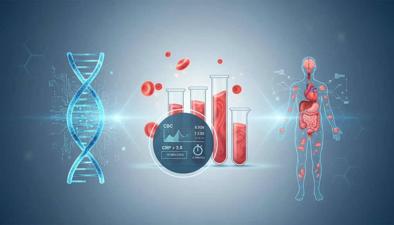 測試的核心概念與基本原理:5大領域完整解析,掌握從軟體到醫學的測試方法 17 醫師操作先進醫學檢測設備進行血液檢驗和影像診斷,展現精準醫療技術