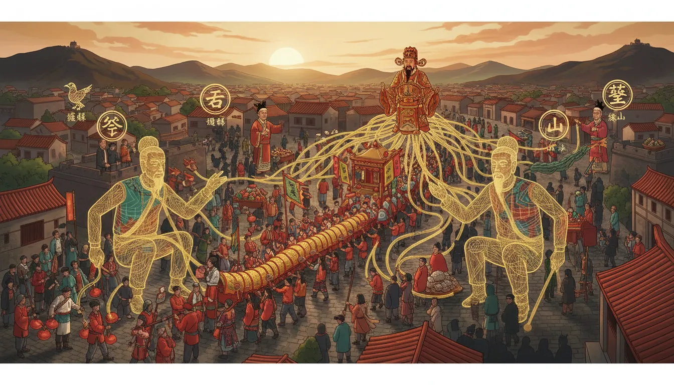 金門城隍祭典完整指南:從明代衛所到戰地前線,解讀打花草、蜈蚣座與宗族動員的閩南海島信仰 25 金門傳統聚落宗族建築群與宗祠,展現宗族社會動員城隍祭典的空間基礎